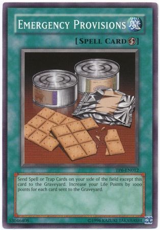 Emergency Provisions TP6 EN012 Common Tournament Pack 6th Season TP6 Emergency Provisions TP6 EN012 Common Tournament Pack 6th Season TP6