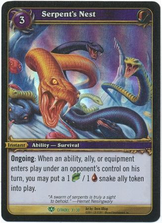 Serpent s Nest Citadel 3 30 Uncommon Serpent s Nest Citadel 3 30 Uncommon