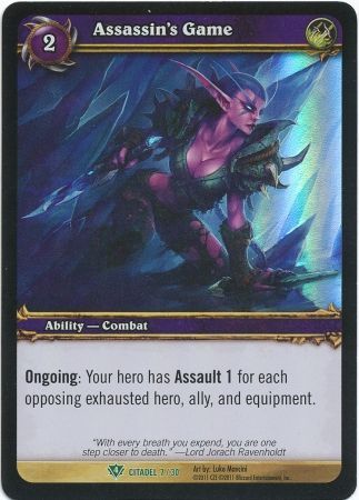 Assassin s Game Citadel 7 30 Uncommon Assassin s Game Citadel 7 30 Uncommon