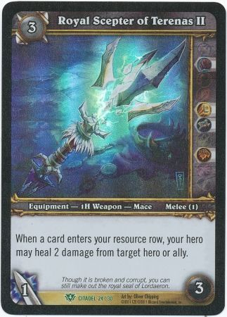 Royal Scepter of Terenas II Citadel 24 30 Uncommon Royal Scepter of Terenas II Citadel 24 30 Uncommon