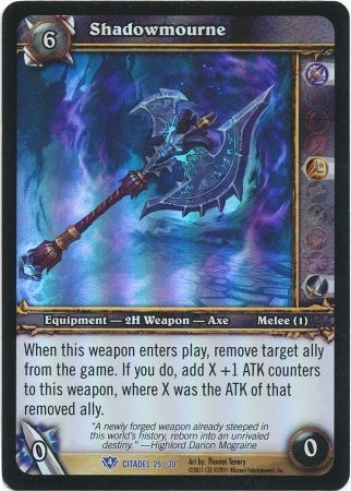 Shadowmourne Citadel 25 30 Rare Shadowmourne Citadel 25 30 Rare