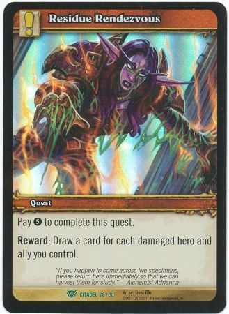 Residue Rendezvous Citadel 28 30 Uncommon Residue Rendezvous Citadel 28 30 Uncommon