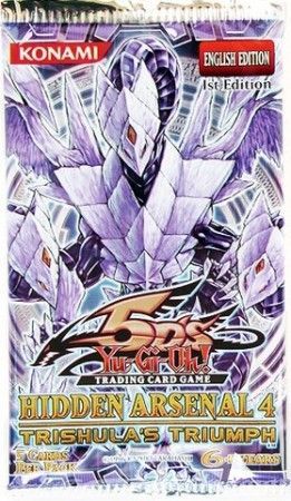 Hidden Arsenal 4 Trishula s Triumph 1st Edition Booster Pack HA04 Yugioh Yu Gi Oh Sealed Product Hidden Arsenal 4 Trishula s Triumph 1st Edition Booster Pack HA04 Yugioh Yu Gi Oh Sealed Product