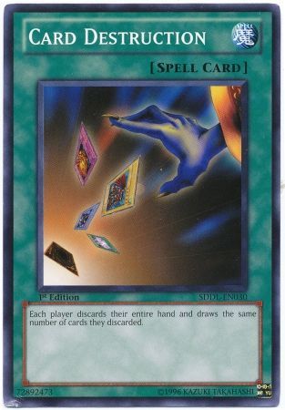 Card Destruction SDDL EN030 Common 1st Edition Card Destruction SDDL EN030 Common 1st Edition