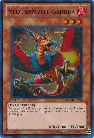 Neo Flamvell Garuda HA04 EN034 Super Rare 1st Edition Hidden Arsenal 4 Trishula s Triumph HA04 1st Edition Singles Neo Flamvell Garuda HA04 EN034 Super Rare 1st Edition Hidden Arsenal 4 Trishula s Triumph HA04 1st Edition Singles