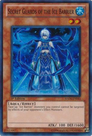 Secret Guards of the Ice Barrier HA04 EN053 Super Rare 1st Edition Hidden Arsenal 4 Trishula s Triumph HA04 1st Edition Singles Secret Guards of the Ice Barrier HA04 EN053 Super Rare 1st Edition Hidden Arsenal 4 Trishula s Triumph HA04 1st Edition Singles