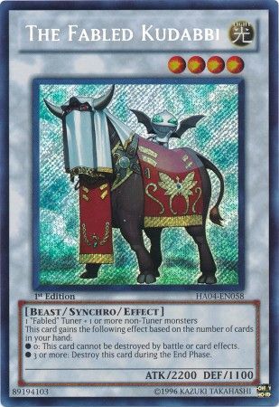 The Fabled Kudabbi HA04 EN058 Secret Rare 1st Edition Hidden Arsenal 4 Trishula s Triumph HA04 1st Edition Singles The Fabled Kudabbi HA04 EN058 Secret Rare 1st Edition Hidden Arsenal 4 Trishula s Triumph HA04 1st Edition Singles