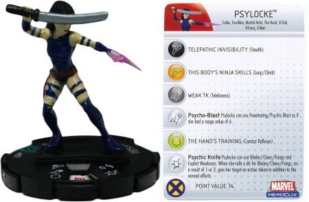 Psylocke 023 Giant Size X Men Marvel Heroclix Marvel Giant Size X Men Psylocke 023 Giant Size X Men Marvel Heroclix Marvel Giant Size X Men