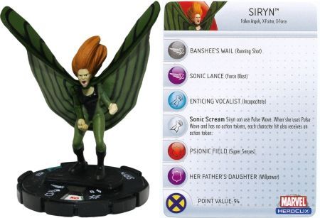 Siryn 027 Giant Size X Men Marvel Heroclix Marvel Giant Size X Men Siryn 027 Giant Size X Men Marvel Heroclix Marvel Giant Size X Men