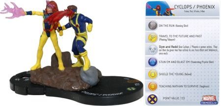 Cyclops and Phoenix 057 Giant Size X Men Marvel Heroclix Marvel Giant Size X Men Cyclops and Phoenix 057 Giant Size X Men Marvel Heroclix Marvel Giant Size X Men