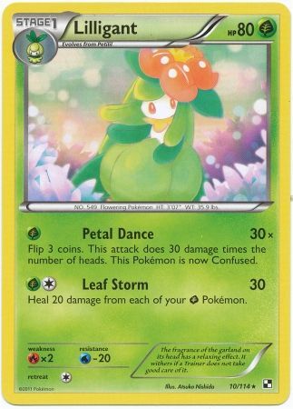Lilligant 10 114 Rare Black White 1 Base Set Singles Lilligant 10 114 Rare Black White 1 Base Set Singles