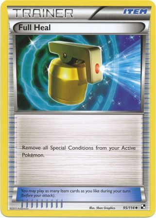 Full Heal 95 114 Uncommon Black White 1 Base Set Singles Full Heal 95 114 Uncommon Black White 1 Base Set Singles