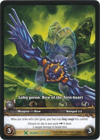 Lohn goron Bow of the Torn Heart Extended Art EA Drums 230 268 World of Warcraft Promo Singles Lohn goron Bow of the Torn Heart Extended Art EA Drums 230 268 World of Warcraft Promo Singles