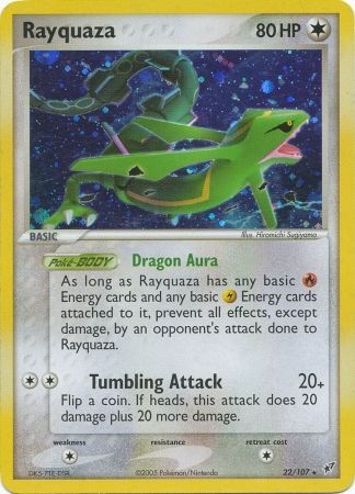 Rayquaza 22 107 Holo Rare Theme Deck Exclusive Pokemon Theme Deck Exclusives Rayquaza 22 107 Holo Rare Theme Deck Exclusive Pokemon Theme Deck Exclusives