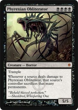 Phyrexian Obliterator New Phyrexia Singles Phyrexian Obliterator New Phyrexia Singles