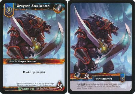 Grayson Steelworth 4 220 Uncommon WoW War of Elements Grayson Steelworth 4 220 Uncommon WoW War of Elements