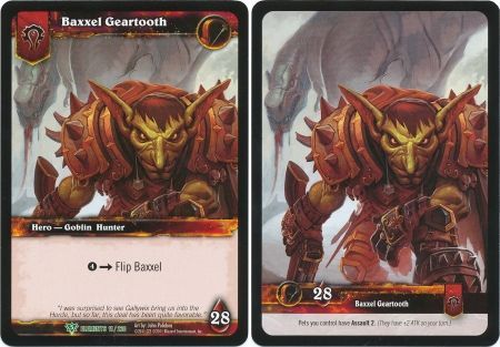 Baxxel Geartooth 11 220 Uncommon WoW War of Elements Baxxel Geartooth 11 220 Uncommon WoW War of Elements