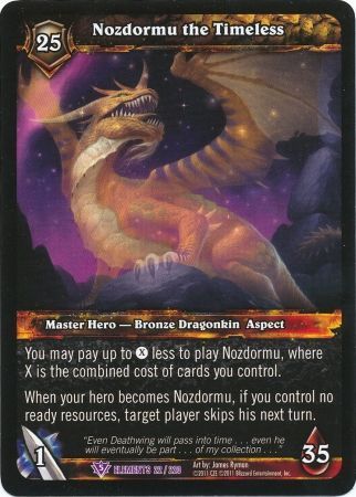 Nozdormu the Timeless 22 220 Epic Rare Nozdormu the Timeless 22 220 Epic Rare