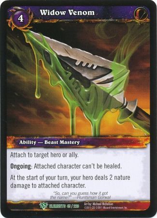 Widow Venom 45 220 Uncommon Widow Venom 45 220 Uncommon
