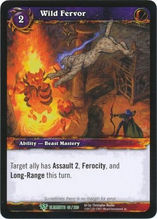 Wild Fervor 46 220 Uncommon WoW War of Elements Wild Fervor 46 220 Uncommon WoW War of Elements