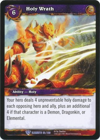 Holy Wrath 58 220 Rare Holy Wrath 58 220 Rare