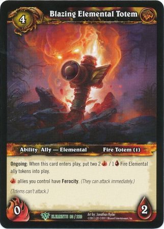 Blazing Elemental Totem 80 220 Uncommon Blazing Elemental Totem 80 220 Uncommon