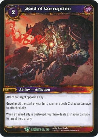 Seed of Corruption 94 220 Uncommon WoW War of Elements Seed of Corruption 94 220 Uncommon WoW War of Elements