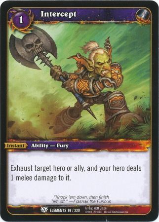 Intercept 98 220 Common WoW War of Elements Intercept 98 220 Common WoW War of Elements