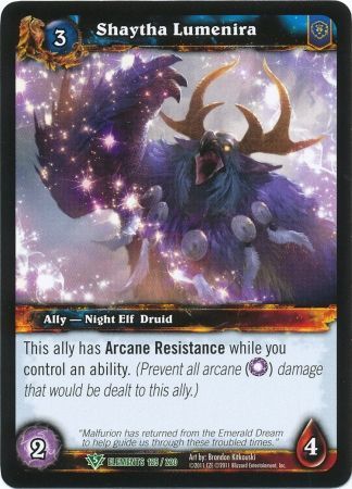 Shaytha Lumenira 125 220 Uncommon WoW War of Elements Shaytha Lumenira 125 220 Uncommon WoW War of Elements