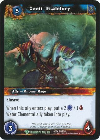 Zooti Fizzlefury 130 220 Uncommon WoW War of Elements Zooti Fizzlefury 130 220 Uncommon WoW War of Elements
