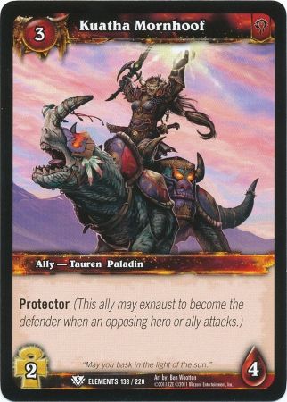 Kuatha Mornhoof 138 220 Common WoW War of Elements Kuatha Mornhoof 138 220 Common WoW War of Elements
