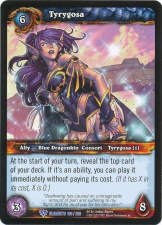 Tyrygosa 160 220 Rare WoW War of Elements Tyrygosa 160 220 Rare WoW War of Elements