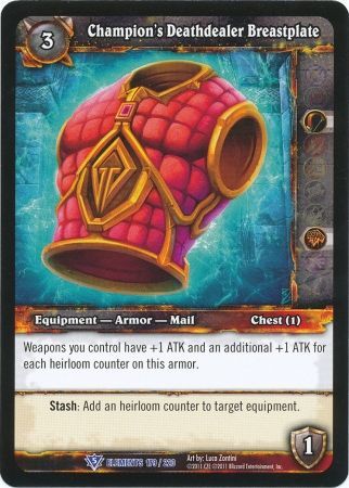 Champions Deathdealer Breastplate 179 220 Rare WoW War of Elements Champions Deathdealer Breastplate 179 220 Rare WoW War of Elements