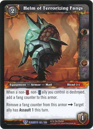 Helm of Terrorizing Fangs 182 220 Rare Helm of Terrorizing Fangs 182 220 Rare