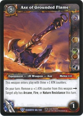 Axe of Grounded Flame 190 220 Rare WoW War of Elements Axe of Grounded Flame 190 220 Rare WoW War of Elements