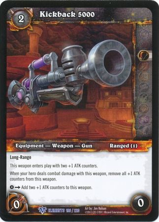 Kickback 5000 196 220 Rare WoW War of Elements Kickback 5000 196 220 Rare WoW War of Elements