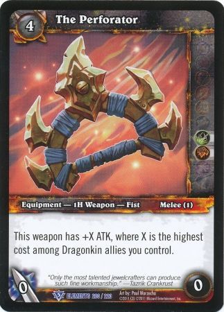 The Perforator 200 220 Rare WoW War of Elements The Perforator 200 220 Rare WoW War of Elements