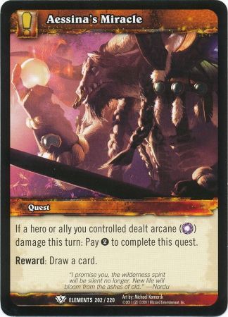 Aessina s Miracle 202 220 Common WoW War of Elements Aessina s Miracle 202 220 Common WoW War of Elements