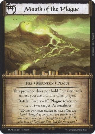 Mouth of the Plague L5R The Plague War Mouth of the Plague L5R The Plague War