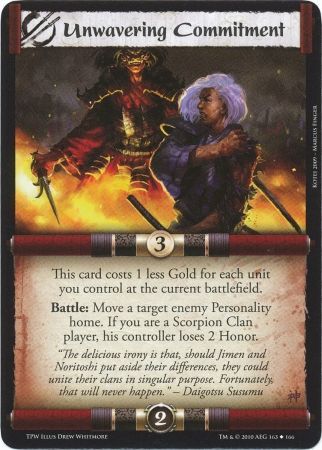 Unwavering Commitment L5R The Plague War Unwavering Commitment L5R The Plague War