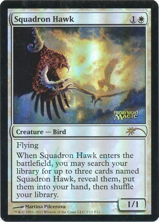 Squadron Hawk FNM Foil Promo Magic The Gathering Promo Cards Squadron Hawk FNM Foil Promo Magic The Gathering Promo Cards