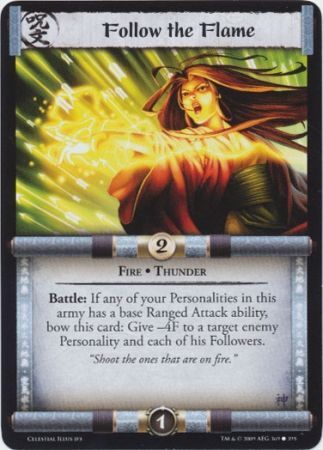 Follow the Flame 369 395 CE Common Celestial Edition Singles Follow the Flame 369 395 CE Common Celestial Edition Singles