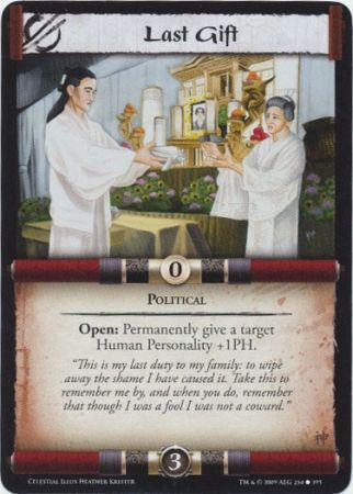 Last Gift 254 395 CE Common Celestial Edition Singles Last Gift 254 395 CE Common Celestial Edition Singles