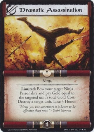 Dramatic Assassination 219 395 CE Uncommon Celestial Edition Singles Dramatic Assassination 219 395 CE Uncommon Celestial Edition Singles