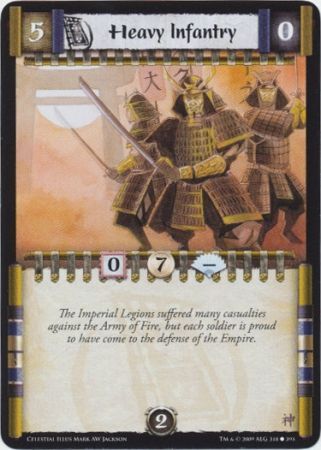 Heavy Infantry 318 395 CE Uncommon Celestial Edition Singles Heavy Infantry 318 395 CE Uncommon Celestial Edition Singles