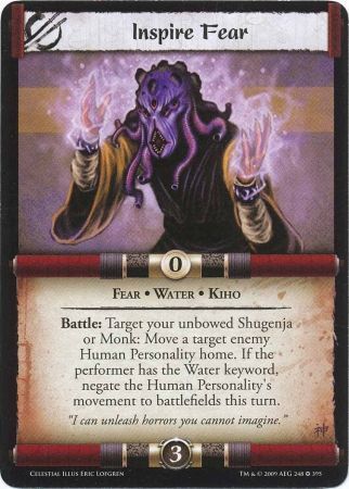 Inspire Fear 249 395 CE Uncommon Celestial Edition Singles Inspire Fear 249 395 CE Uncommon Celestial Edition Singles