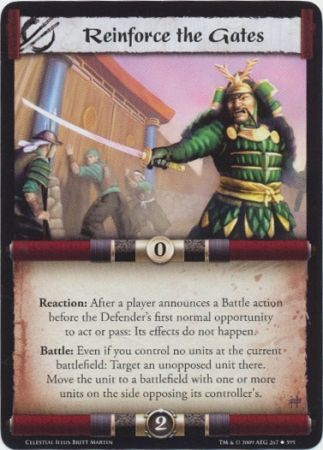 Reinforce the Gates 267 395 CE Uncommon Reinforce the Gates 267 395 CE Uncommon