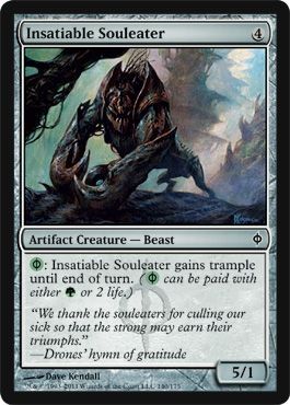 Insatiable Souleater New Phyrexia Singles Insatiable Souleater New Phyrexia Singles