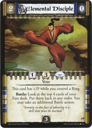 Elemental Disciple 85 166 EaW Common L5R Empire at War Elemental Disciple 85 166 EaW Common L5R Empire at War