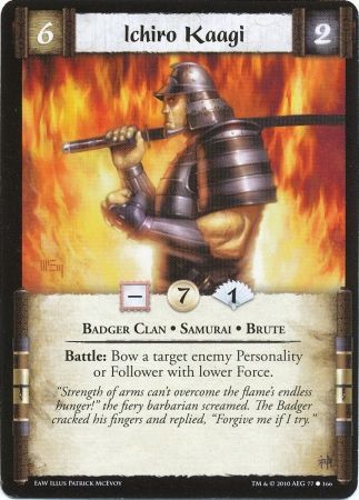 Ichiro Kaagi 77 166 EaW Common L5R Empire at War Ichiro Kaagi 77 166 EaW Common L5R Empire at War
